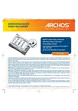 Archos AV320 Betriebsanweisung