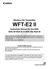 Canon Wireless File Transmitter WFT-E2 II A Инструкция