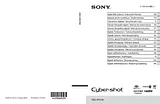 Sony DSC-RX100 DSCRX100 Manuale Utente