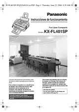 Panasonic KXFL401SP Mode D’Emploi