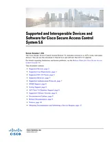 Cisco Cisco Secure Access Control System 5.6 Information Guide