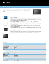Sony VPCEH1AFX Guia De Especificaciones