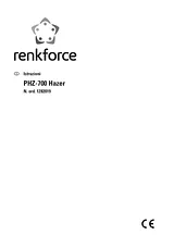 Renkforce PHZ-700 Fog Machine PHZ-700 Hoja De Datos