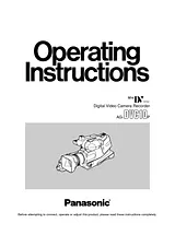 Panasonic AG-DVC10 Benutzerhandbuch