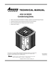 Amana ASX 14 SEER Manual Do Utilizador