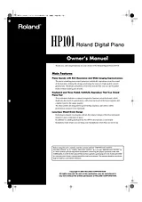 Roland HP101 Справочник Пользователя