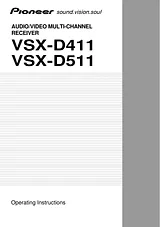 Pioneer VSX-D511 User Manual