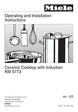Miele KM 5773 Product Manual