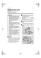 Ricoh AP400 Installation Instruction