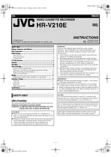 JVC HR-V210E User Manual