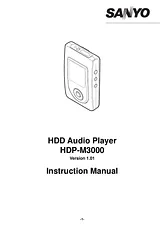 Sanyo HDP-M3000 Manual Do Utilizador
