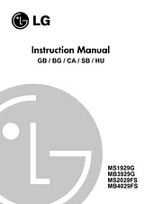 LG MB 3929G Betriebsanweisung
