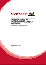 Viewsonic VX2263Smhl ユーザーズマニュアル