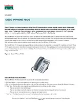 Cisco 7912G IP phone CP-7912G-CH1-A Fiche De Données