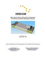 Iridium Satellite LLC 9601 Справочник Пользователя