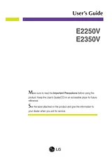 LG E2350V Инструкции Пользователя
