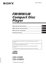 Sony CDX-4180RV Manuale Utente