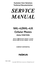 Nokia 7250, 7250i Manuales De Servicio