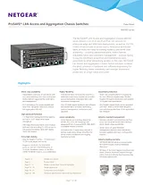 Netgear M6100 – Campus Edge and SMB Core Chassis Switches データシート