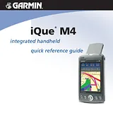 Garmin m4 Quick Reference Card