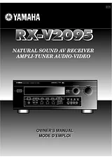 Yamaha RX-V2095 User Manual
