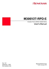 Renesas M306V2T-RPD-E Справочник Пользователя