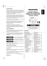 honda-power-equipment gxv390 User Manual