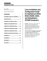 Compaq DS20E User Manual