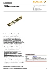 Weidmueller Weidmüller 1248230000 CH20M BUS 4.50/05 AU/500 Measuring Transducer Content: 1 pc(s) 1248230000 Scheda Tecnica