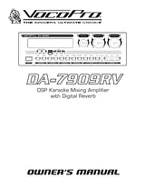 Vocopro DA-7909RV Benutzerhandbuch