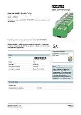 Phoenix Contact Relay Module EMG 45-RELS/IR1-G 24 2950996 2950996 Data Sheet