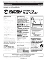 Campbell Hausfeld CHN10500 ユーザーズマニュアル