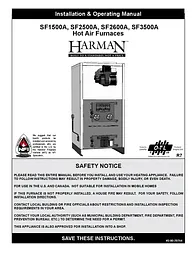 Harman Stove Company Hot Air s SF1500A Benutzerhandbuch
