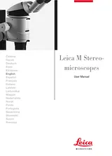 Leica MZ16 Справочник Пользователя