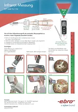 Ebro TLC 730Penetration thermometer, Temperature range -50 to +350 °C 1340-5730 Information Guide