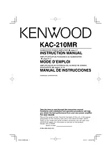 Kenwood KAC-210MR Manual Do Utilizador