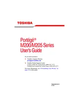 Toshiba M200 Manual Do Utilizador