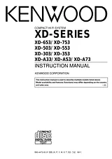 Kenwood XD-353 User Manual