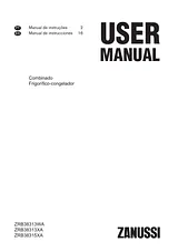 Zanussi ZRB38313XA Manual Do Utilizador