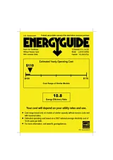 LG LW1512ERS Energy Guide