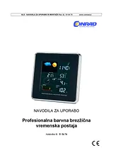 C&E Profi Funk-Farb-Wetterstation Wireless Weather Station W237-8+W266G8 9129c19 Datenbogen
