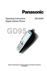 Panasonic EB-GD95 Manual Do Utilizador