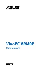 ASUS VivoPC VM40B ユーザーズマニュアル