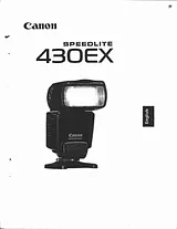 Canon Speedlite 430EX ユーザーズマニュアル