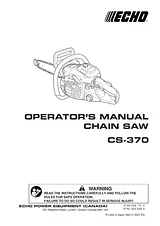 Echo CS-370 Manuale Utente