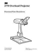 3M 2770 overhead projectors Manual