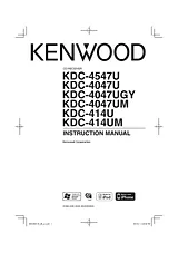 Kenwood KDC-4547U ユーザーズマニュアル