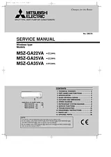 Mitsubishi Electronics MSZ-GA35VA Справочник Пользователя