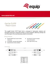 Equip Cat.5e F/UTP 7.5m 205465 产品宣传页