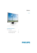 Philips LED monitor 221B3LPCB 221B3LPCB/00 User Manual